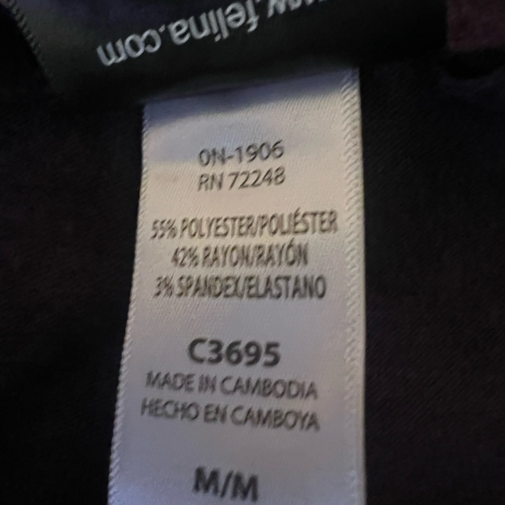 NWT Felina Deep Purple Comfyz Long Sleeve Lounge Set Size Medium - Picture 15 of 16